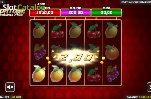 Скрин3. Fortune Christmas Wild слот