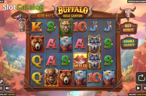 Скрин2. Buffalo Gold Canyon слот