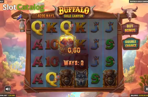 Скрин4. Buffalo Gold Canyon слот