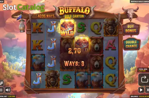 Скрин5. Buffalo Gold Canyon слот
