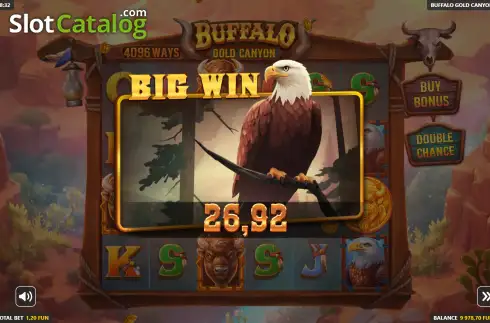 Скрин6. Buffalo Gold Canyon слот
