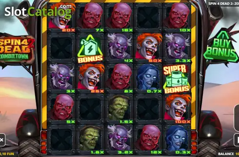 Скрин2. Spin 4 Dead 2: Zombietown слот
