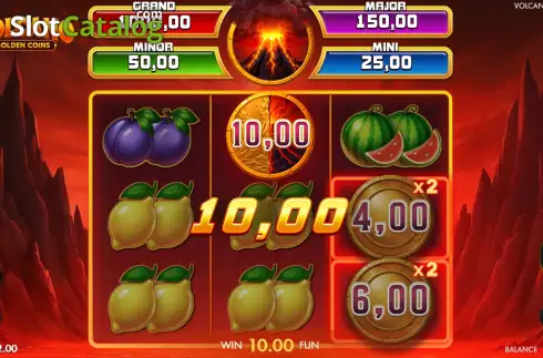 Скрин3. Volcano Golden Coins слот