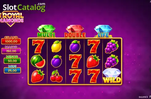 Скрин2. 3 Royal Diamonds слот