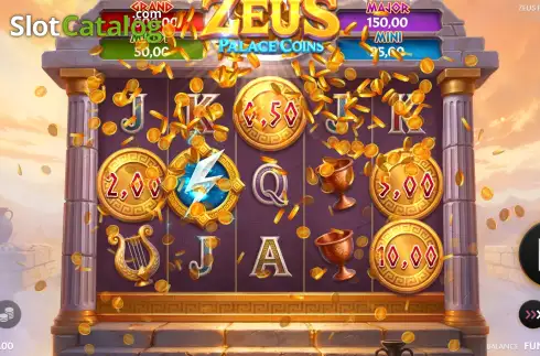Скрин3. Zeus Palace Coins слот