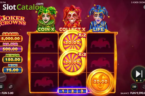 Скрин3. 3 Joker Crowns слот