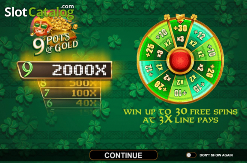 Скрин2. 9 Pots of Gold слот