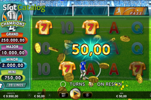 Скрин3. 11 Champions слот