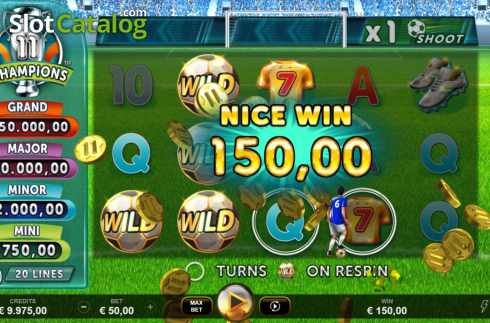 Скрин6. 11 Champions слот
