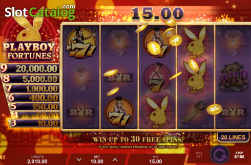 Скрин5. Playboy Fortunes (Плейбой Фортунз) слот
