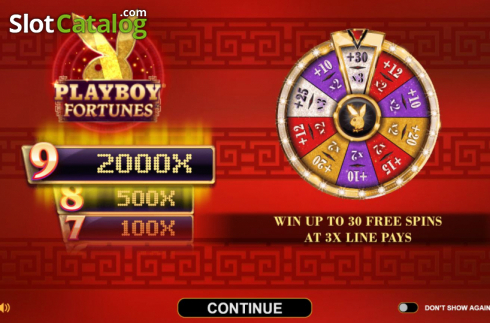 Скрин2. Playboy Fortunes (Плейбой Фортунз) слот