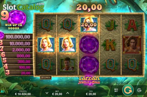 Скрин4. Tarzan and the Jewels of Opar слот
