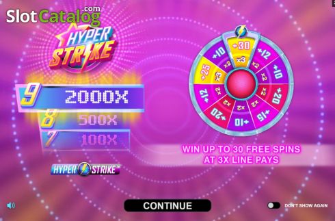 Скрин2. Hyper Strike слот