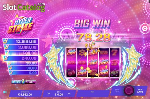 Скрин3. Hyper Strike слот