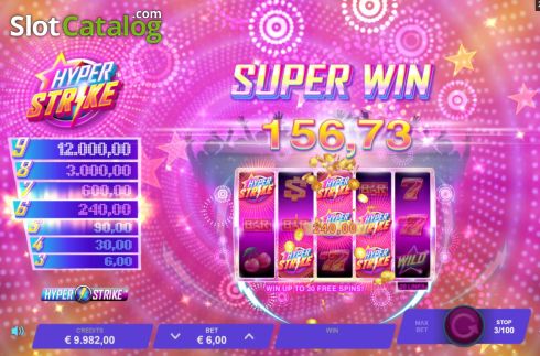 Скрин4. Hyper Strike слот