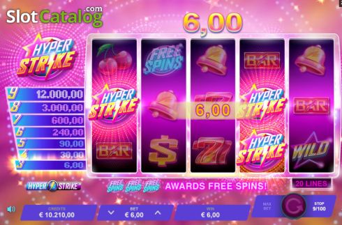 Скрин5. Hyper Strike слот