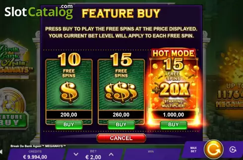 Скрин5. Break Da Bank Again Megaways слот