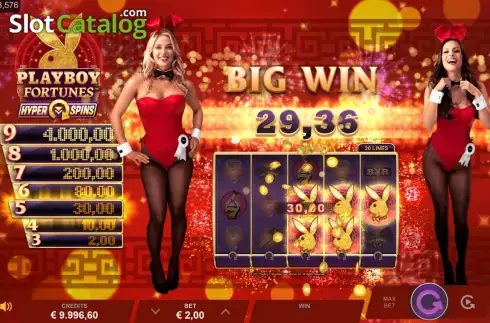 Скрин5. Playboy Fortunes HyperSpins слот