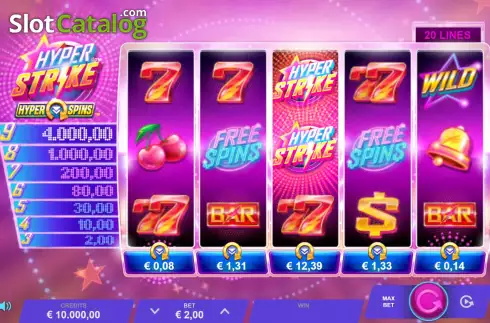 Скрин2. Hyper Strike HyperSpins слот