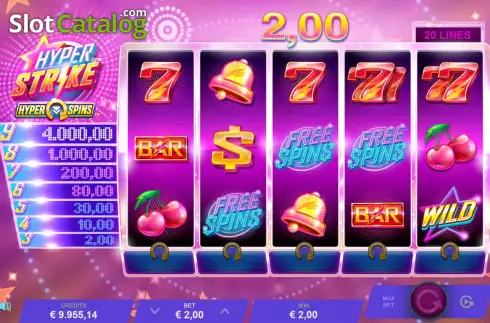 Скрин4. Hyper Strike HyperSpins слот
