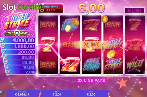 Скрин6. Hyper Strike HyperSpins слот
