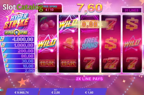 Скрин7. Hyper Strike HyperSpins слот