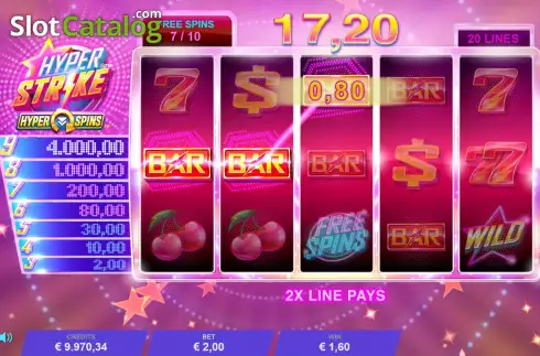 Скрин8. Hyper Strike HyperSpins слот