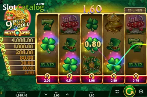 Скрин4. 9 Pots of Gold HyperSpins слот