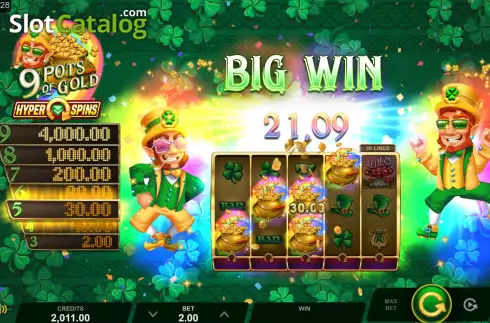 Скрин5. 9 Pots of Gold HyperSpins слот