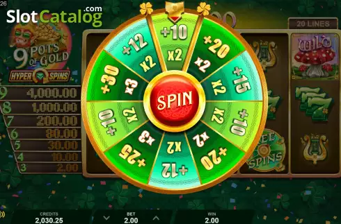 Скрин7. 9 Pots of Gold HyperSpins слот