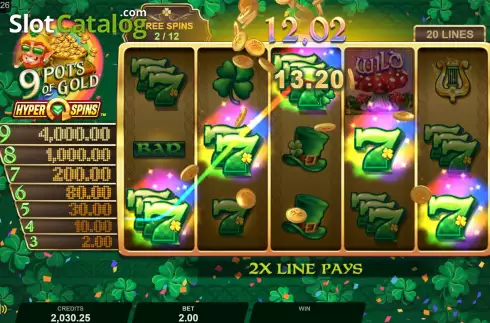 Скрин9. 9 Pots of Gold HyperSpins слот