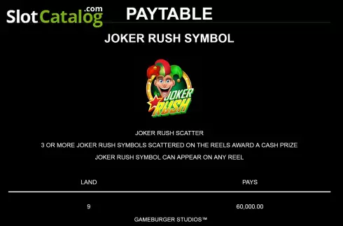 Скрин5. Joker Rush (Gameburger Studios) слот