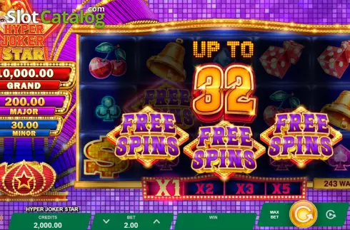 Скрин2. Hyper Joker Star слот