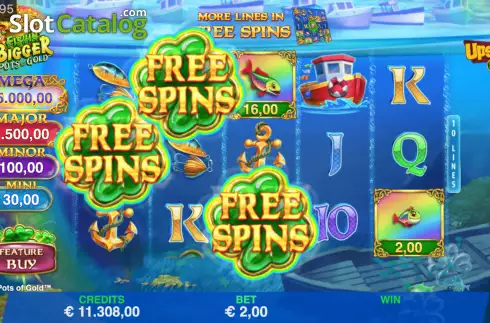 Скрин5. Fishin' BIGGER Pots Of Gold слот