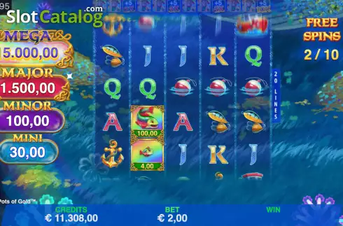 Скрин6. Fishin' BIGGER Pots Of Gold слот