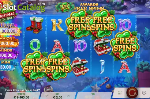 Скрин6. Fishin’ Christmas Pots Of Gold слот