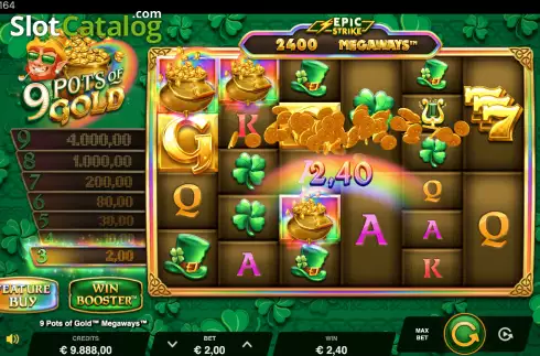 Скрин3. 9 Pots of Gold Megaways слот
