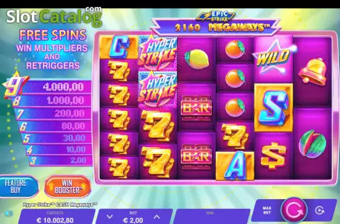 Скрин2. Hyper Strike Cash Megaways слот
