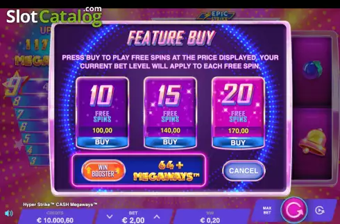 Скрин4. Hyper Strike Cash Megaways слот
