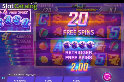 Скрин6. Hyper Strike Cash Megaways слот