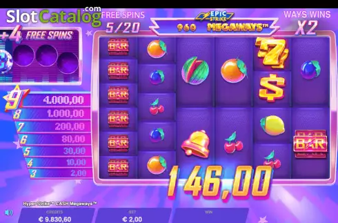 Скрин9. Hyper Strike Cash Megaways слот
