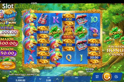 Скрин2. Fishin' Pots of Gold: Gold Blitz слот