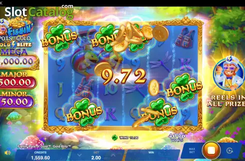 Скрин4. Fishin' Pots of Gold: Gold Blitz слот