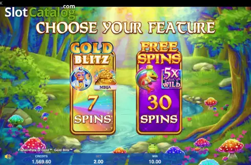 Скрин5. Fishin' Pots of Gold: Gold Blitz слот