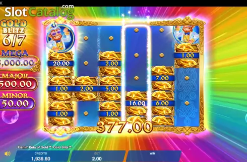 Скрин6. Fishin' Pots of Gold: Gold Blitz слот
