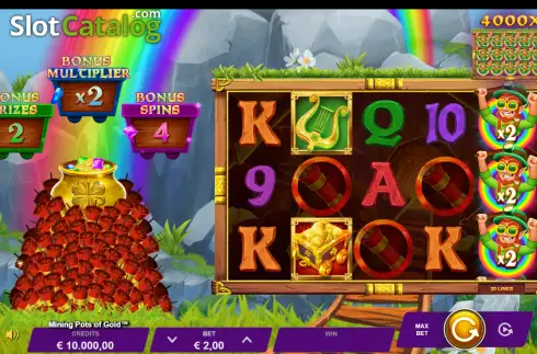 Скрин2. Mining Pots of Gold слот