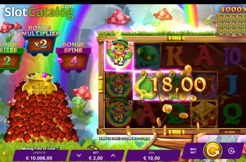 Скрин3. Mining Pots of Gold слот
