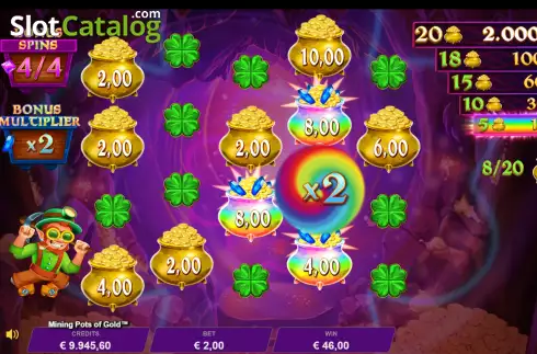 Скрин8. Mining Pots of Gold слот