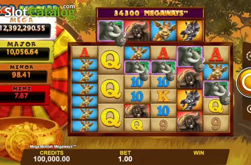 Скрин2. Mega Moolah Megaways слот