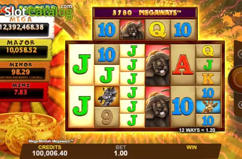 Скрин5. Mega Moolah Megaways слот